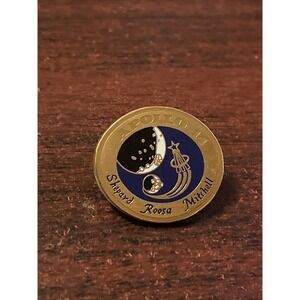 Apollo‎ 14 Mission Shepard Roosa Mitchell Space Shuttle NASA Lapel Hat Pin